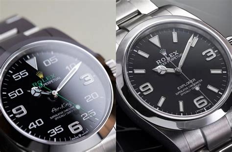 rolex submariner vs air king|Rolex diamond air king.